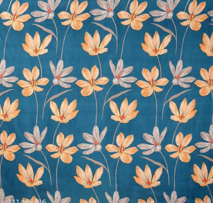 Super Soft Glace Cotton All Round Elastic Fitted Double Bed Bedsheet with 2 Pillow Covers-72x78x8